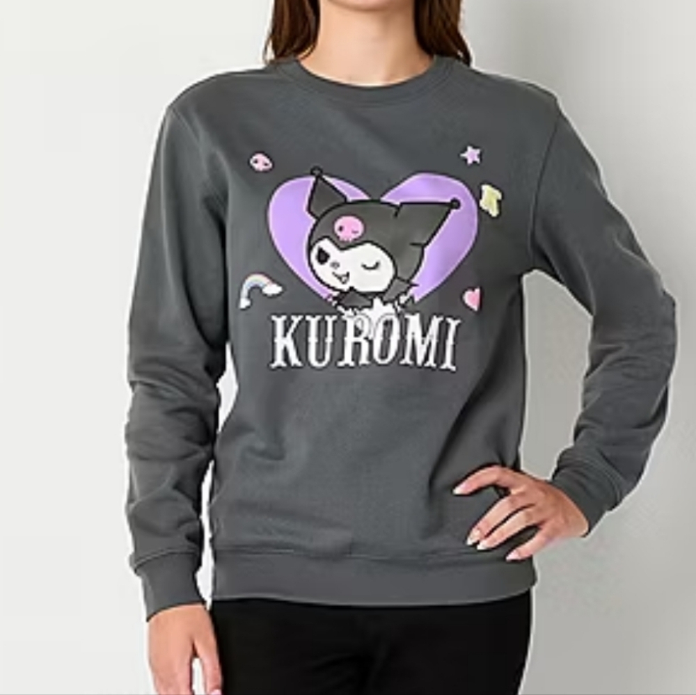 Sanrio Kuromi Gray and Purple Sweater
